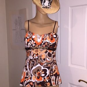 Fun little top with satin bow!